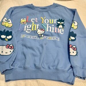 Hello Kitty and friend’s Blue Graphic Apparel